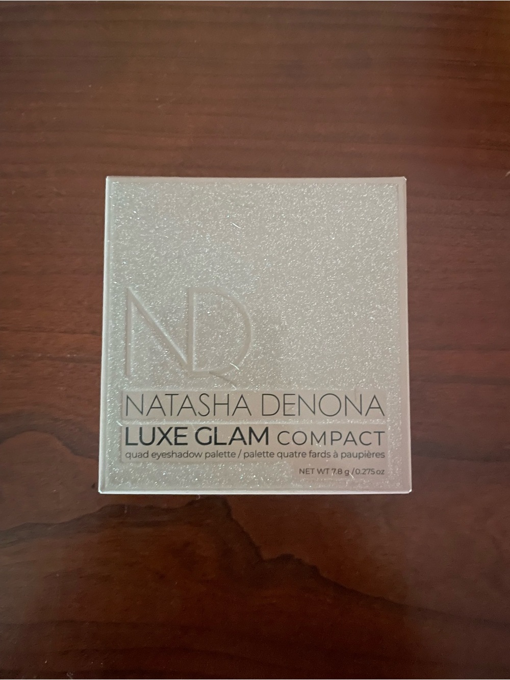 Natasha Denona Luxe Glam Compact Eyeshadow Palette - Silver Glitter